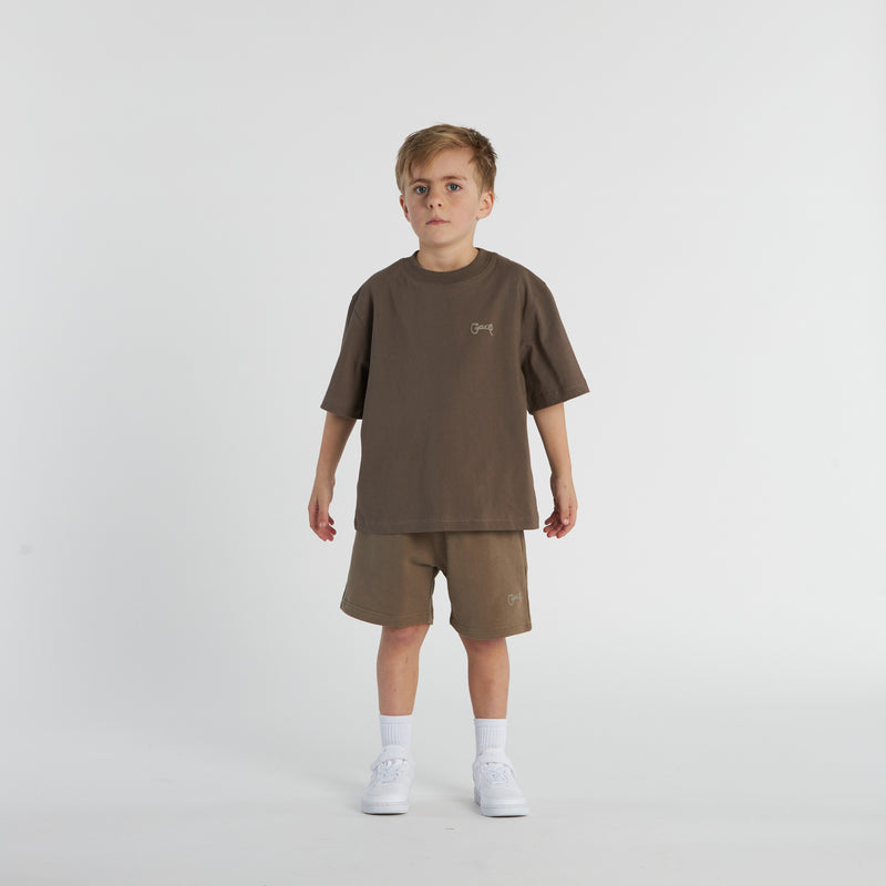 Kid's Basic Script Box Fit T-Shirt