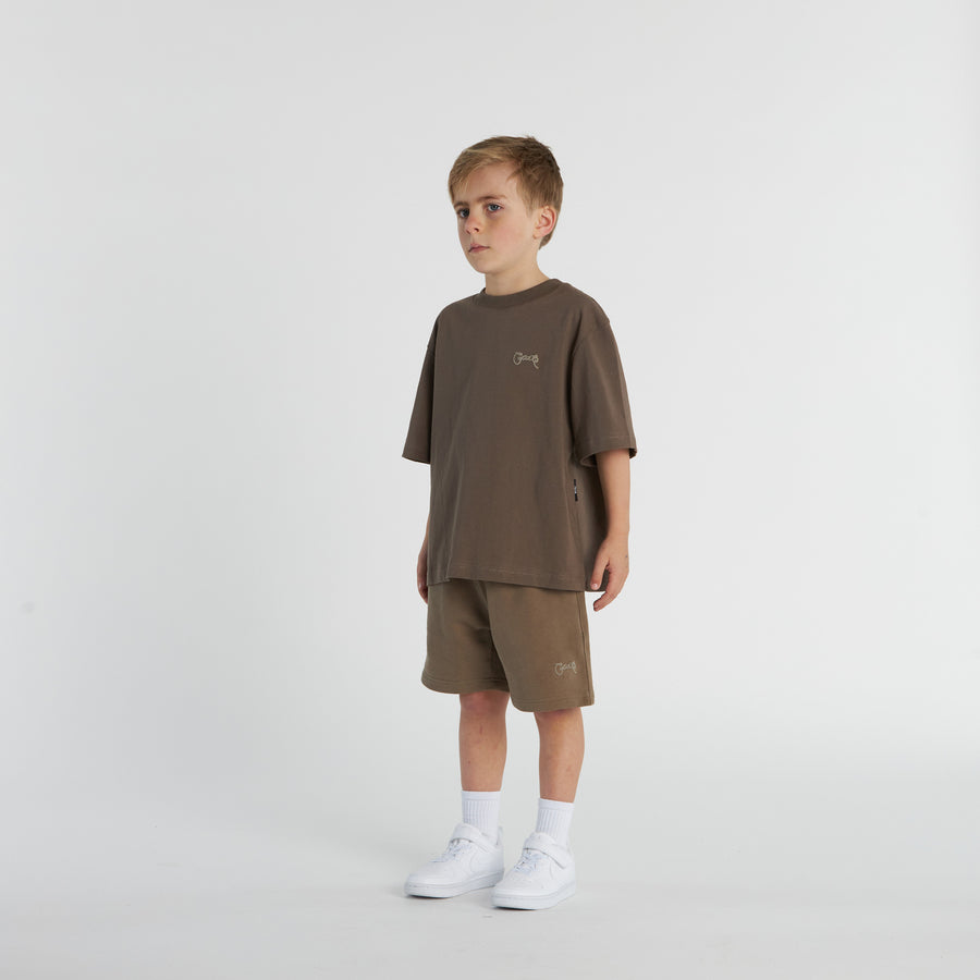 Kid's Basic Script Box Fit T-Shirt