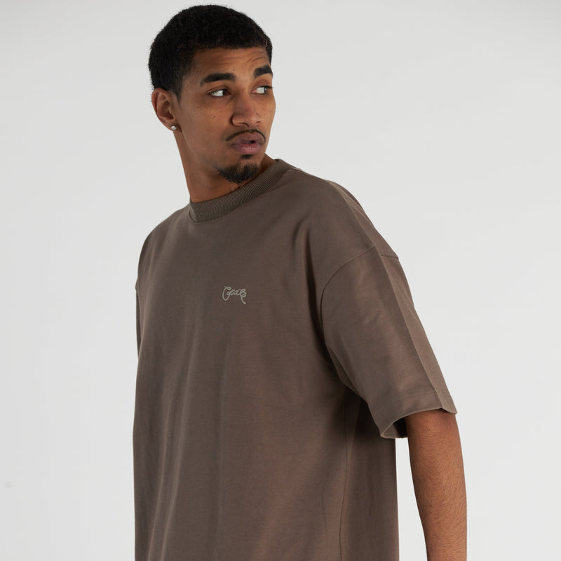 Men's Basic Script Box Fit T-Shirt