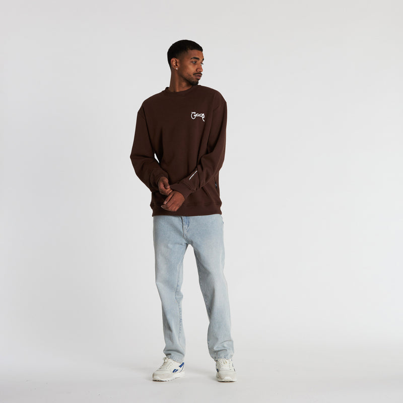 MEN'S SCRIPTED SUPERFLEECE CREW