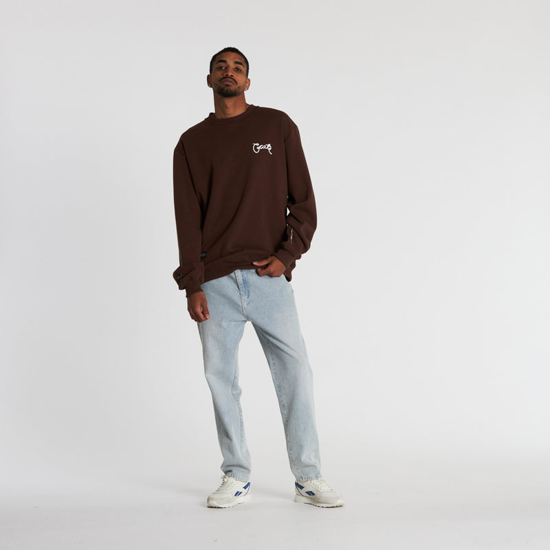 MEN'S SCRIPTED SUPERFLEECE CREW