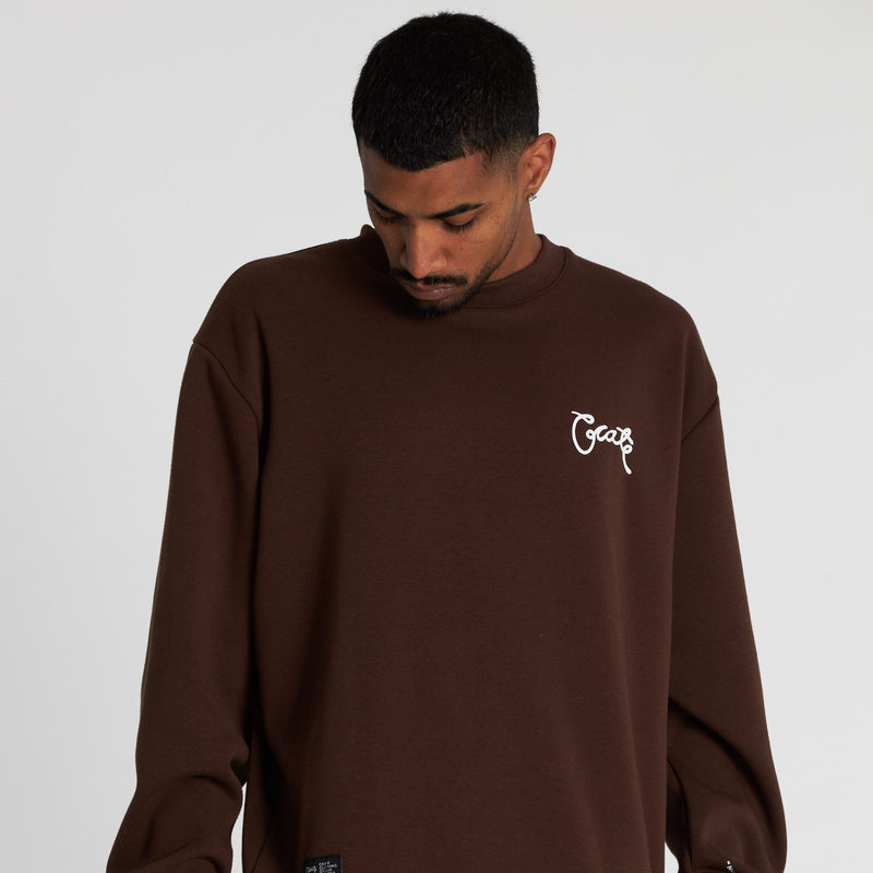 MEN'S SCRIPTED SUPERFLEECE CREW