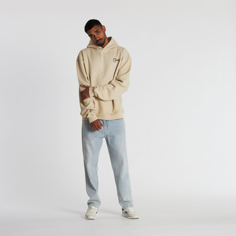 MEN'S SCRIPTED BOX FIT HOODIE