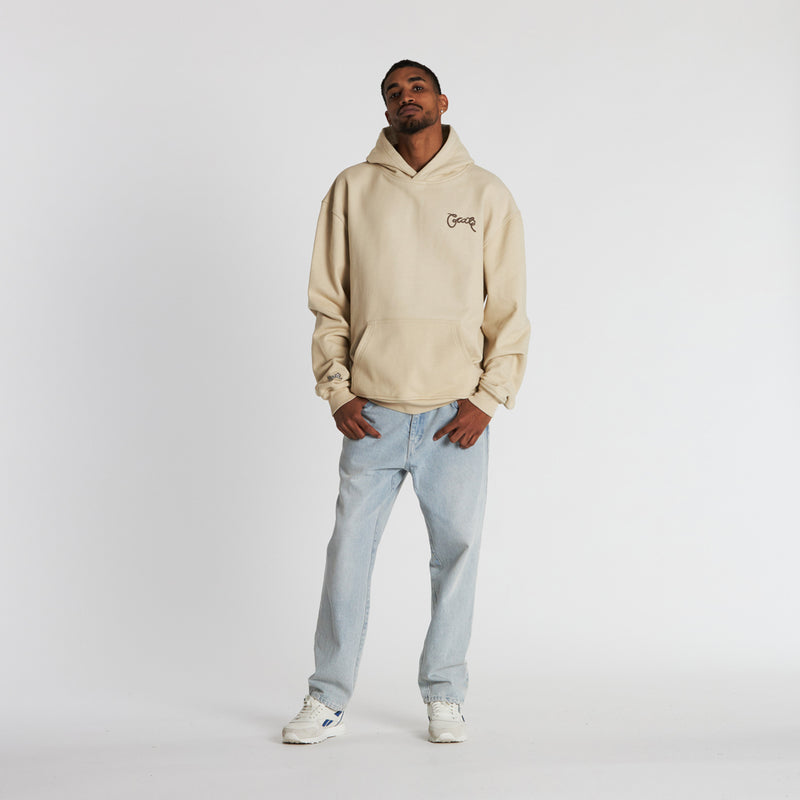 MEN'S SCRIPTED BOX FIT HOODIE