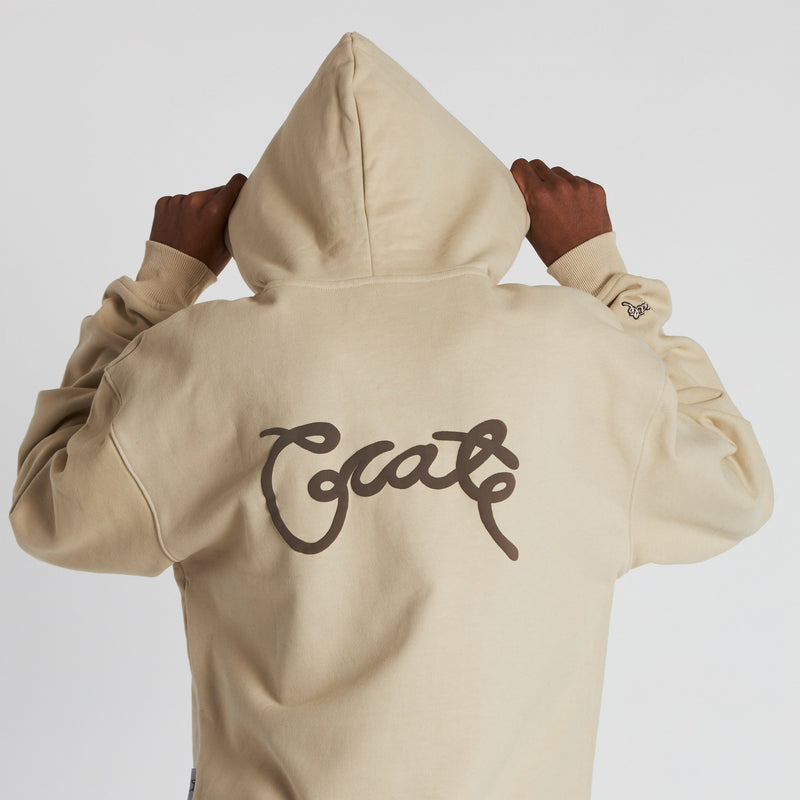 MEN'S SCRIPTED BOX FIT HOODIE