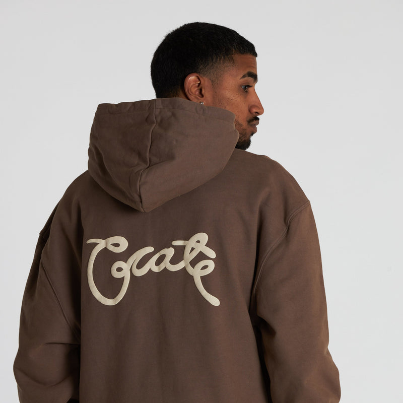 MEN'S SCRIPTED BOX FIT HOODIE