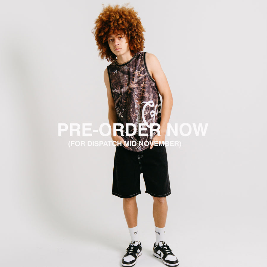 CRATE SIDE SCRIPT BASKETBALL SINGLET