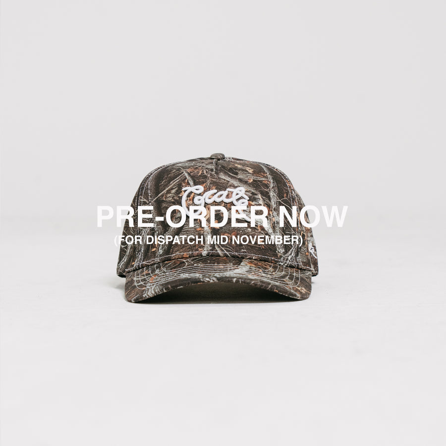 Crate Scripted Tree Camo Snap Back