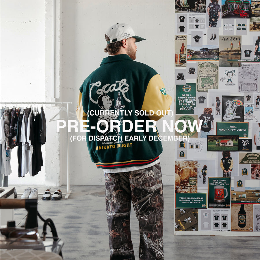 CRATE X WILLIE THE WAITER LIMITED EDITION LETTERMAN JACKET