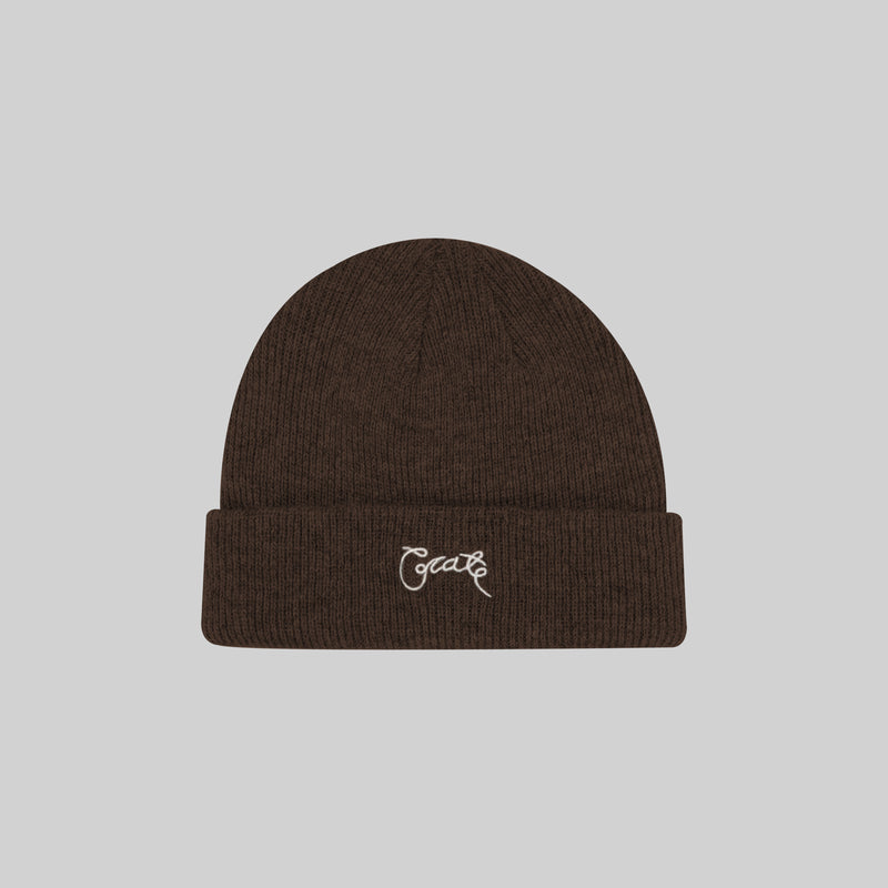WOOLBLEND KNITTED BEANIE