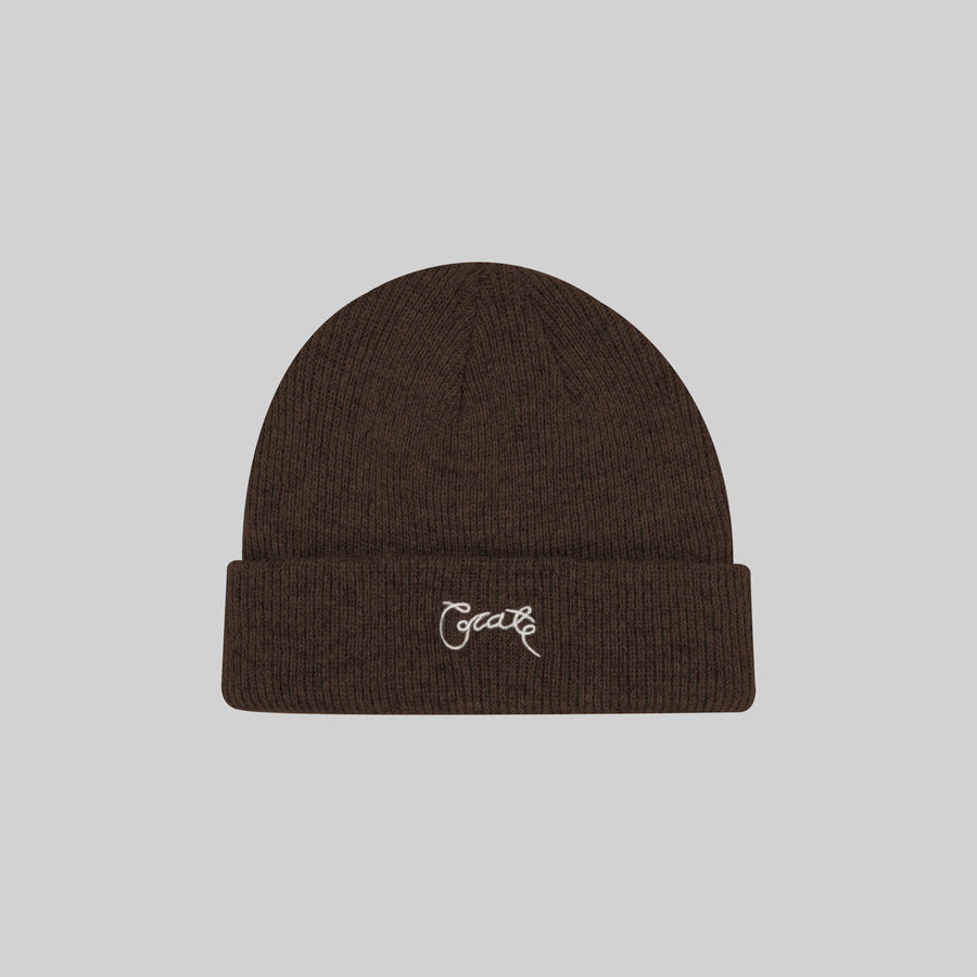 WOOLBLEND KNITTED BEANIE