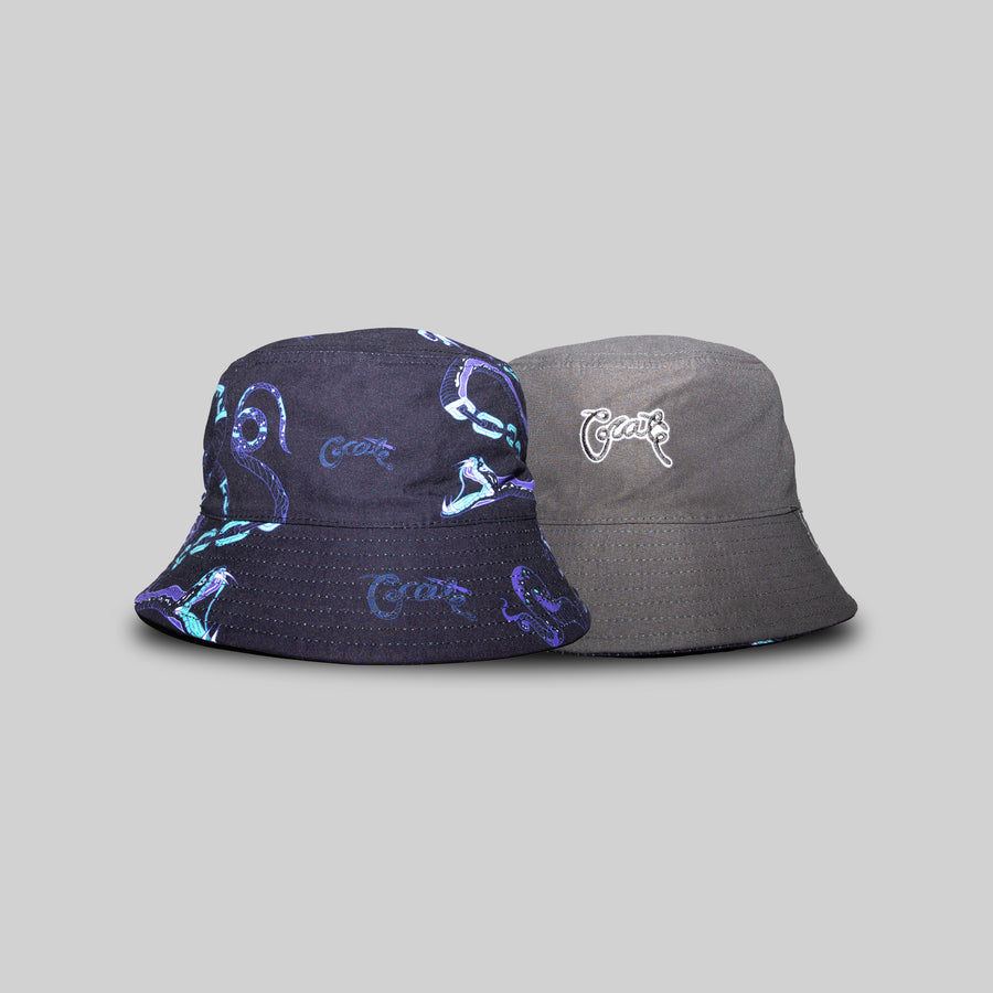 CRATE REVERSIBLE KIDS CHAINED SNAKE BUCKET HAT