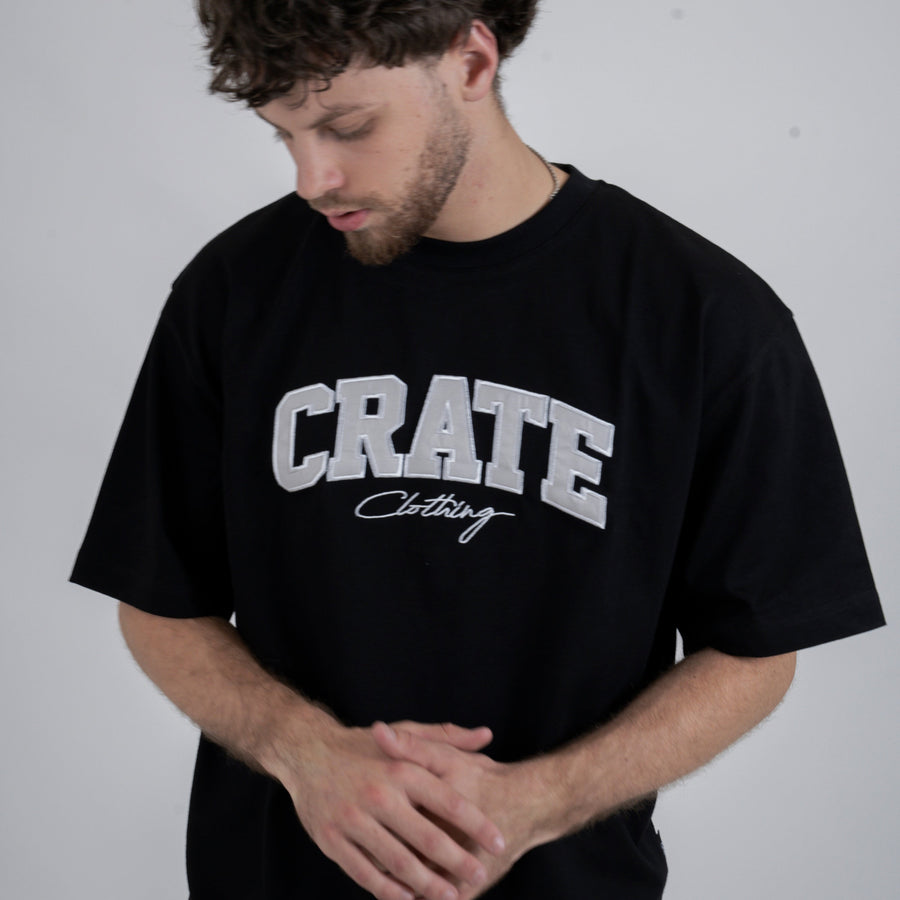 Crate Varsity Box Fit T-Shirt