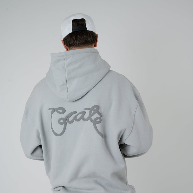MEN'S SCRIPTED BOX FIT HOODIE