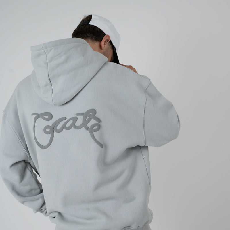 MEN'S SCRIPTED BOX FIT HOODIE
