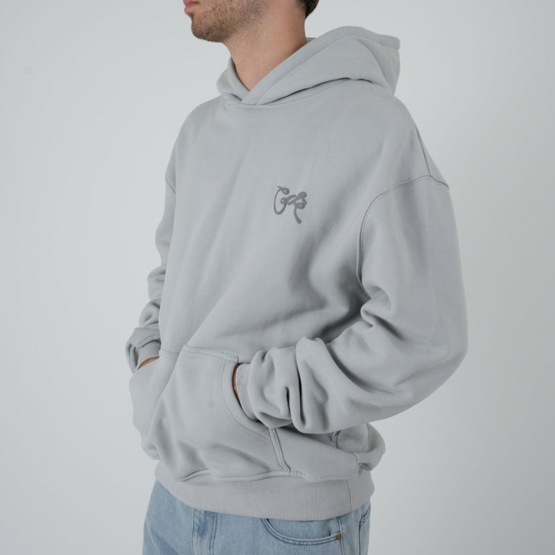 MEN'S SCRIPTED BOX FIT HOODIE