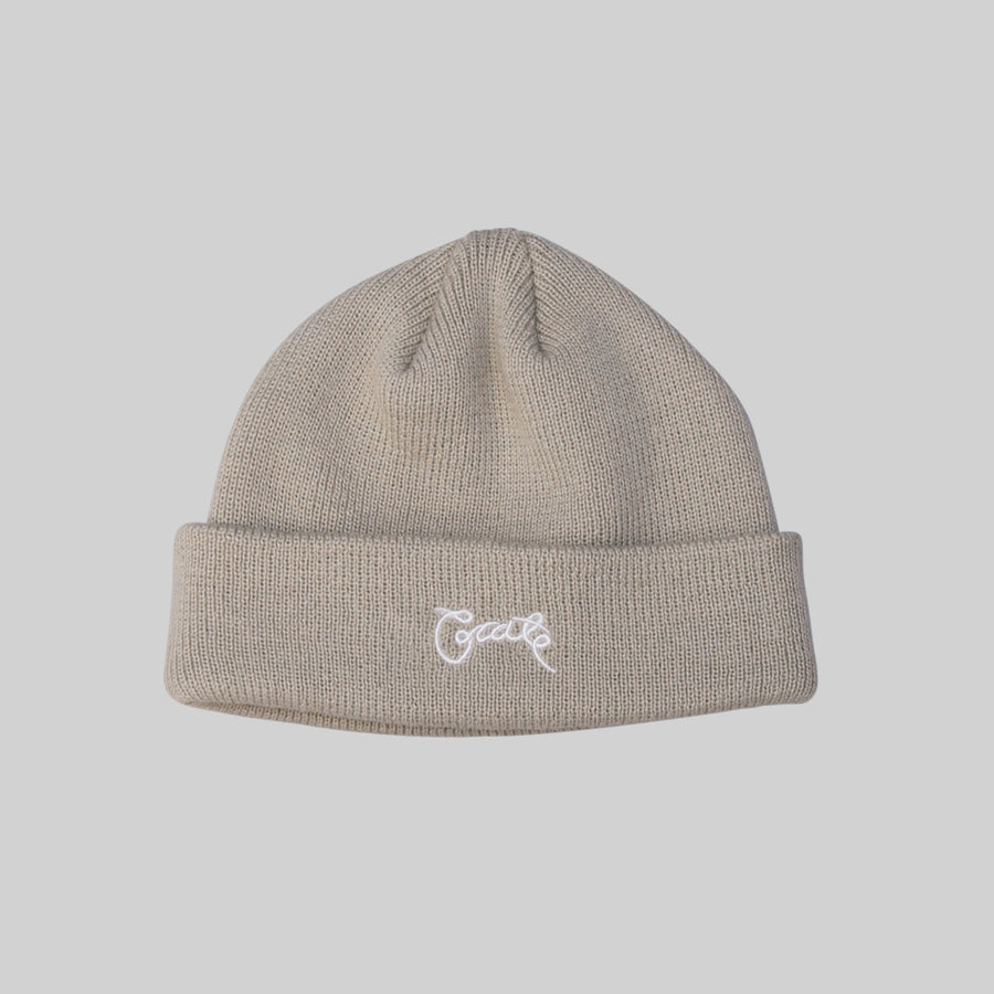 WOOLBLEND KNITTED BEANIE