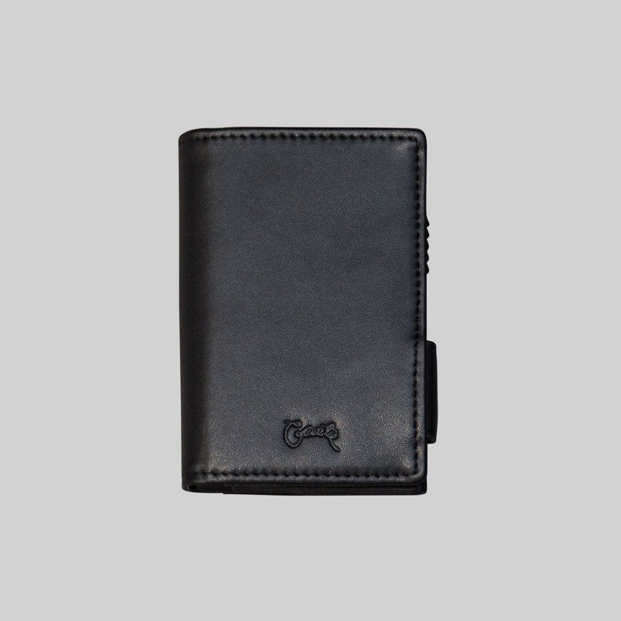 Crate Minimal Leather Wallet Black 2.0