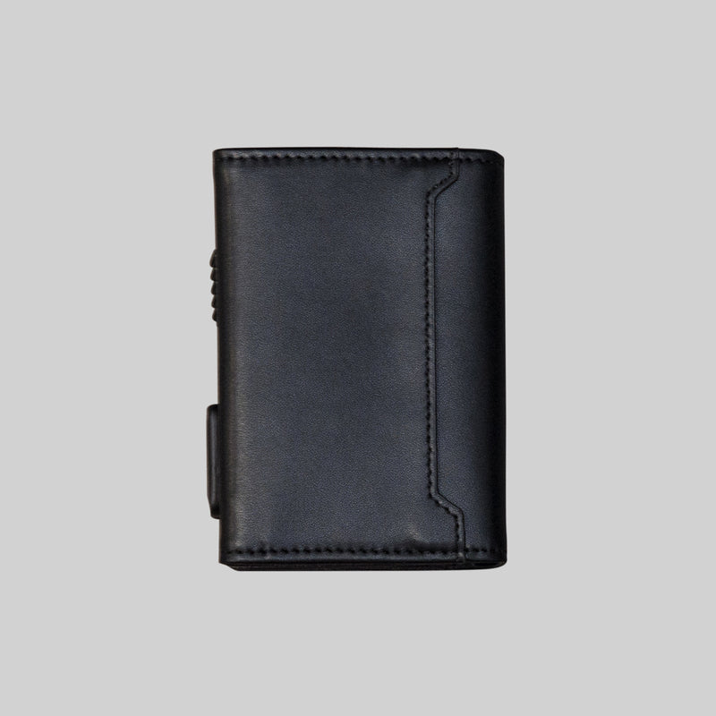 Crate Minimal Leather Wallet Black 2.0