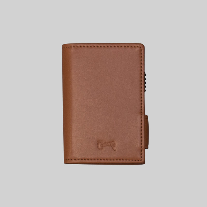 Crate Minimal Leather Wallet-Brown 2.0