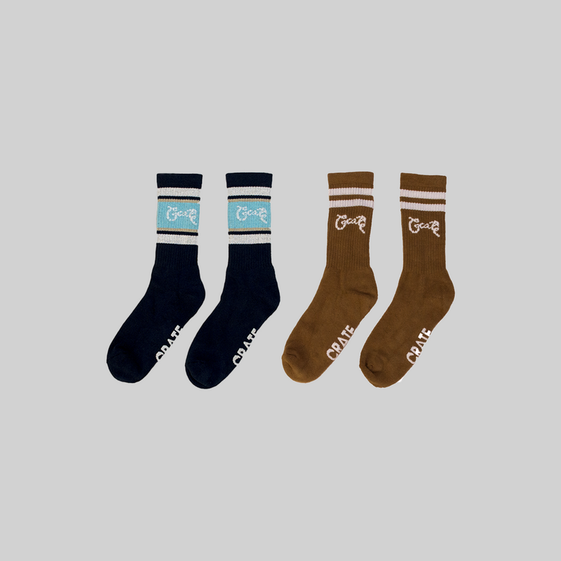 SS22 X2 Pack Stripe Socks