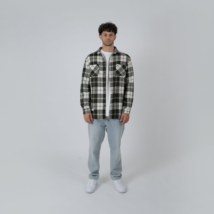MEN'S MASON WAFFLE PLAD SHIRT