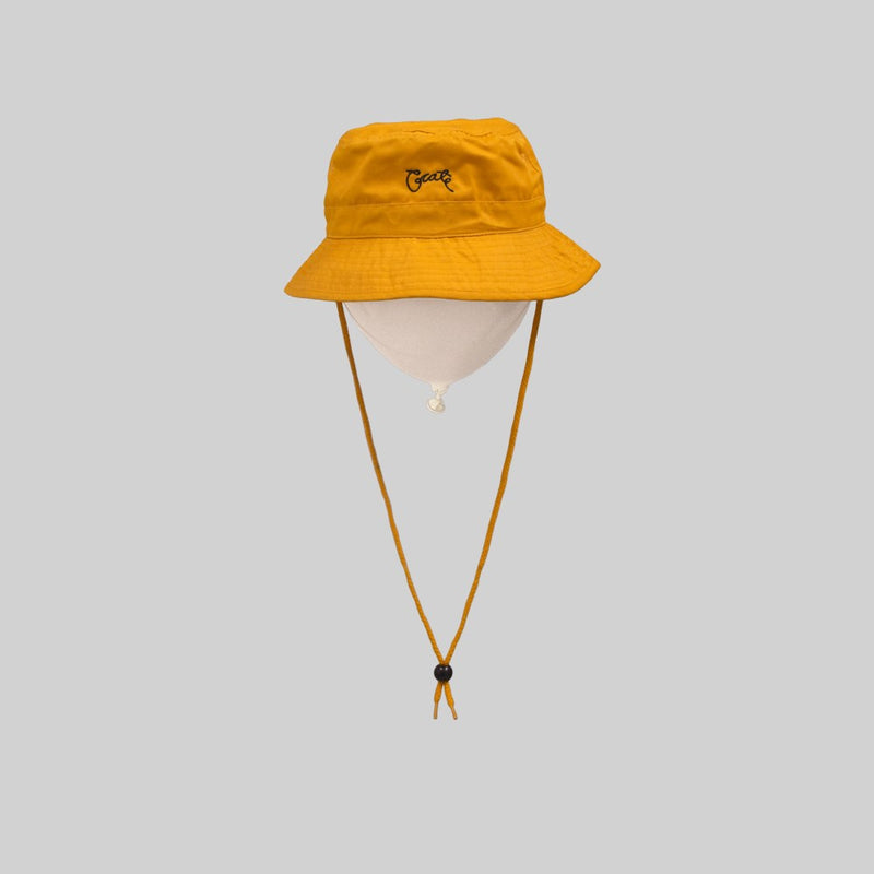 Unisex Scripted Bucket Hat Yellow