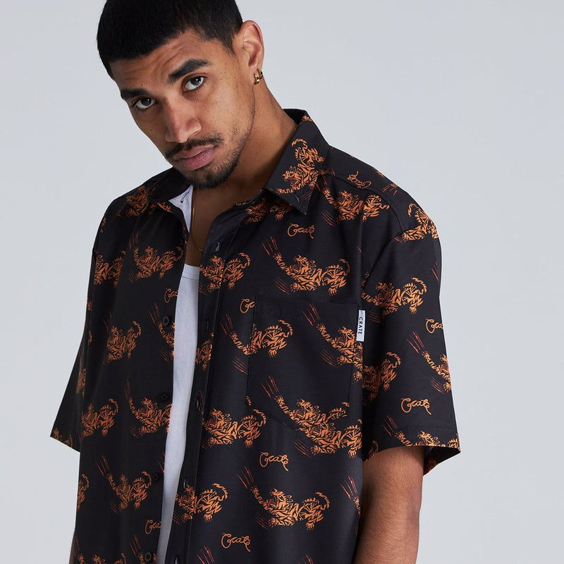 Men's Tiger All Over SS Shirt