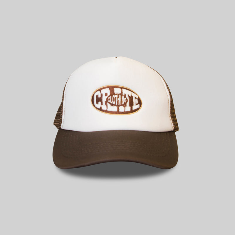 UNISEX OVAL VARSITY TRUCKER CAPS