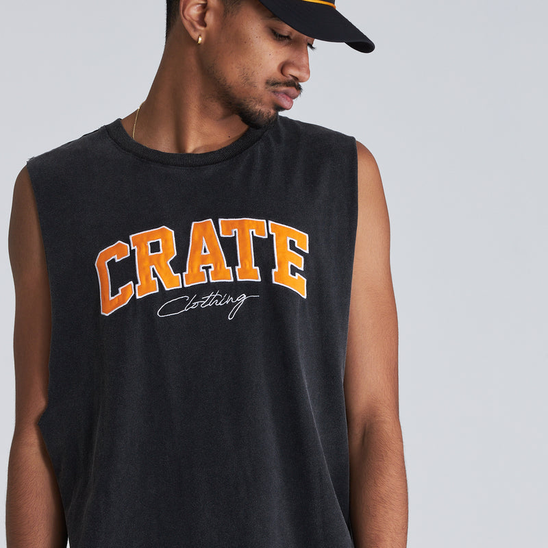 CRATE VARSITY MUSCLE SINGLET