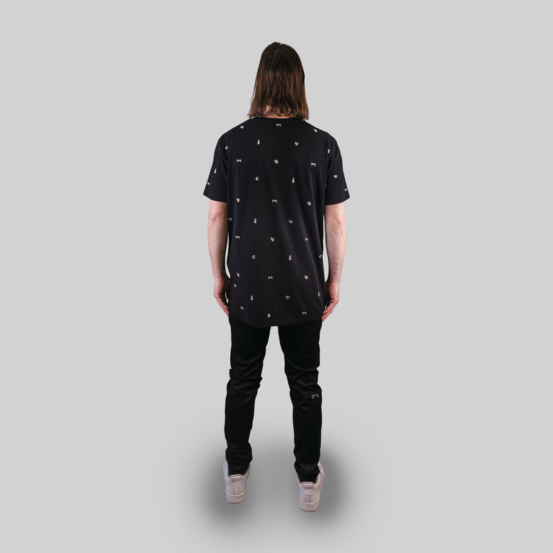 MEN'S SIMPLE PRINT T-SHIRT SS21