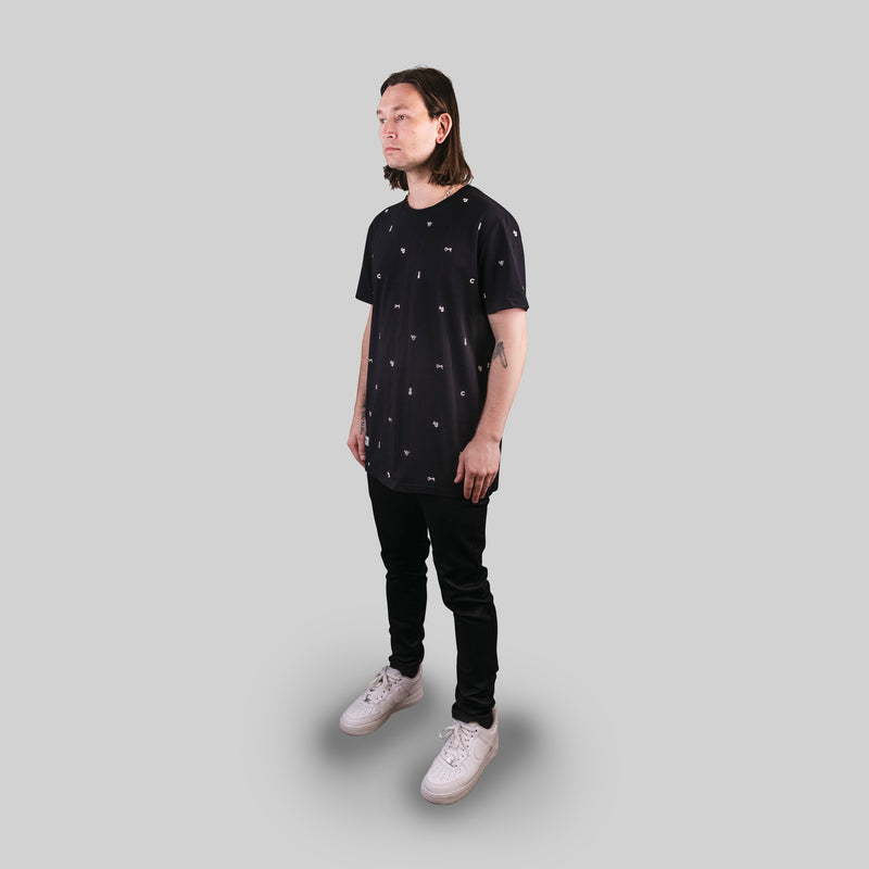 MEN'S SIMPLE PRINT T-SHIRT SS21