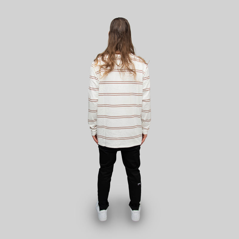 Men's Earthy Easy Stripe Long Sleeve T-Shirt