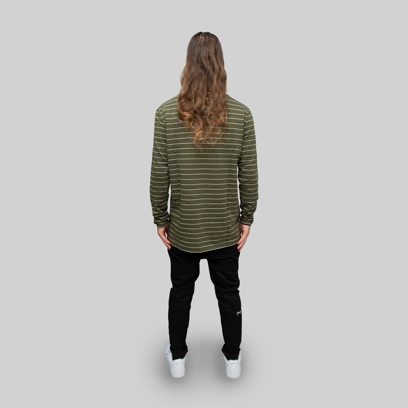 Mens Easy Stripe Long Sleeve T-Shirt