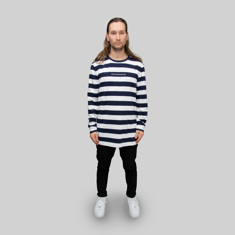 Men's Easy Stripe Long Sleeve T-Shirt