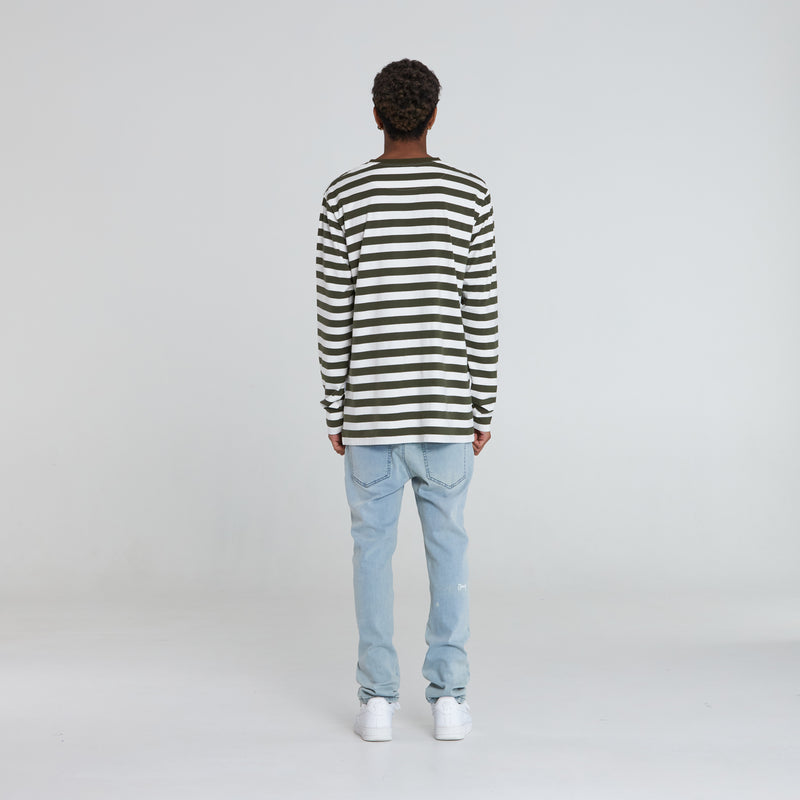 MEN’S EASY STRIPE L/S T-SHIRT