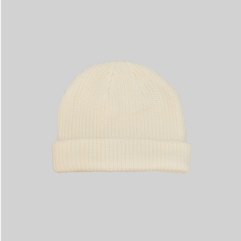UNISEX Knitted Beanie Ecuru