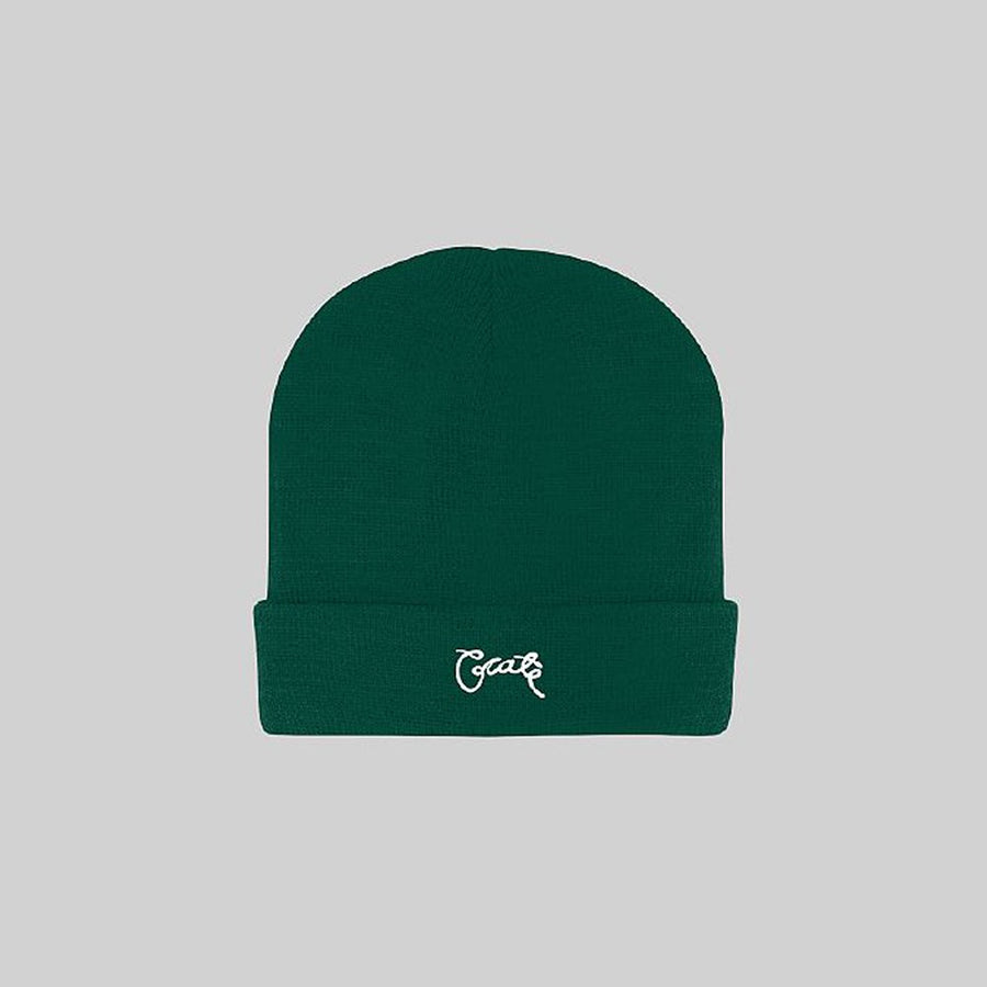 Unisex Scripted Beanie Forest