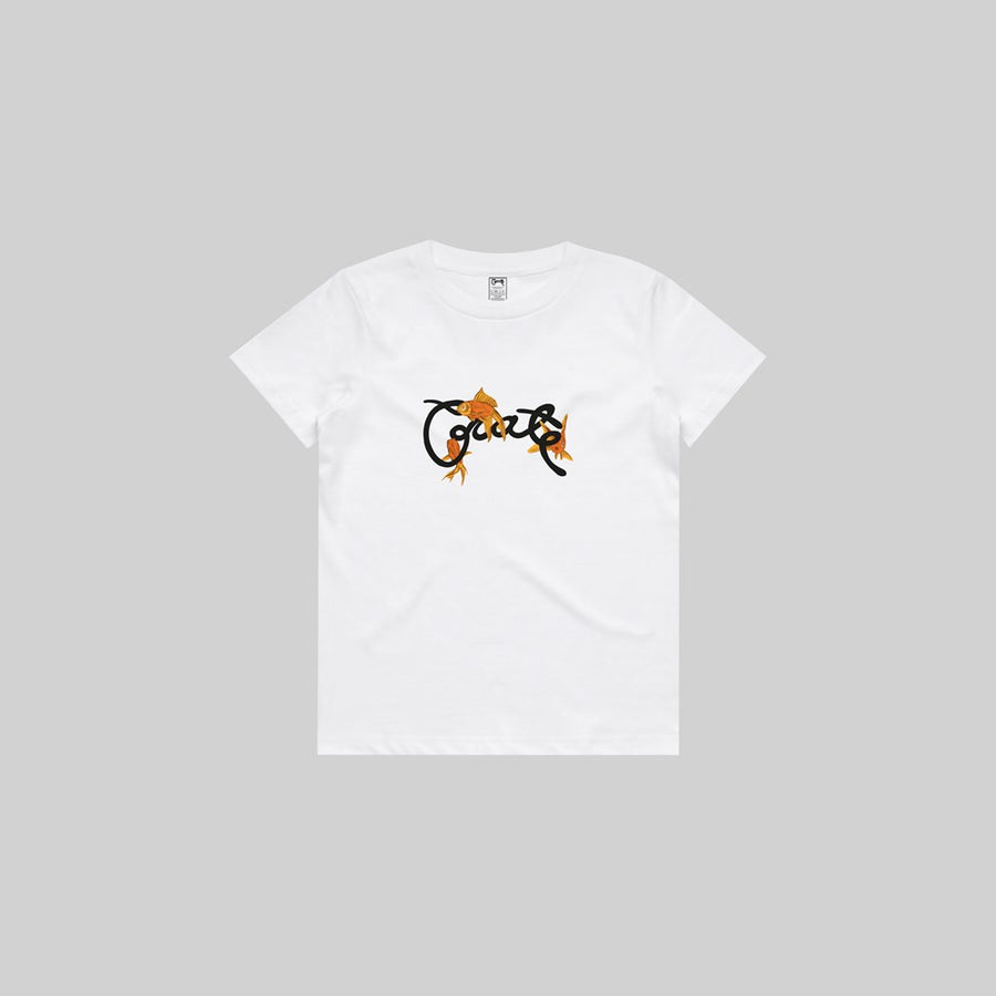 Kids Goldfish Script T-shirt