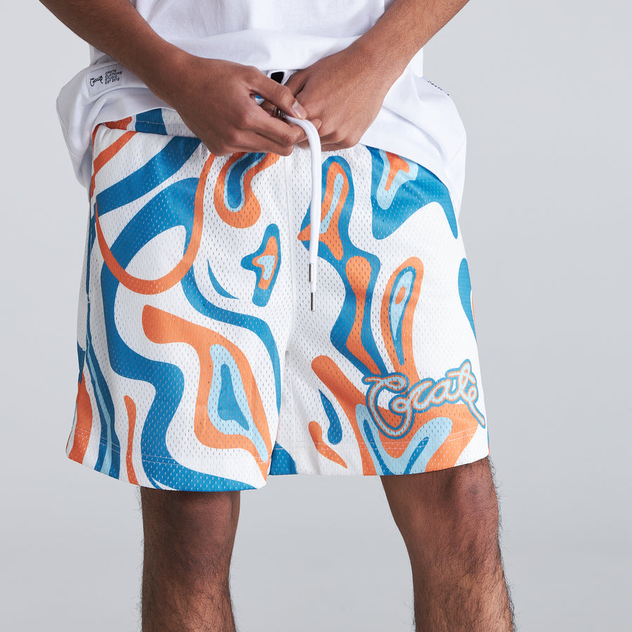 Men's Swirley Mesh Shorts