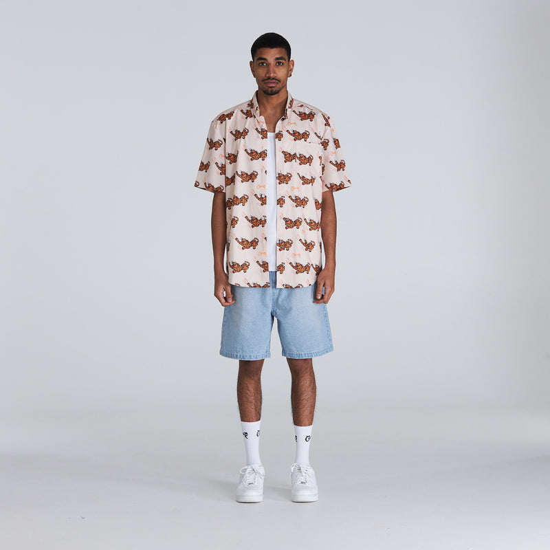 Men's Tiger All Over SS Shirt