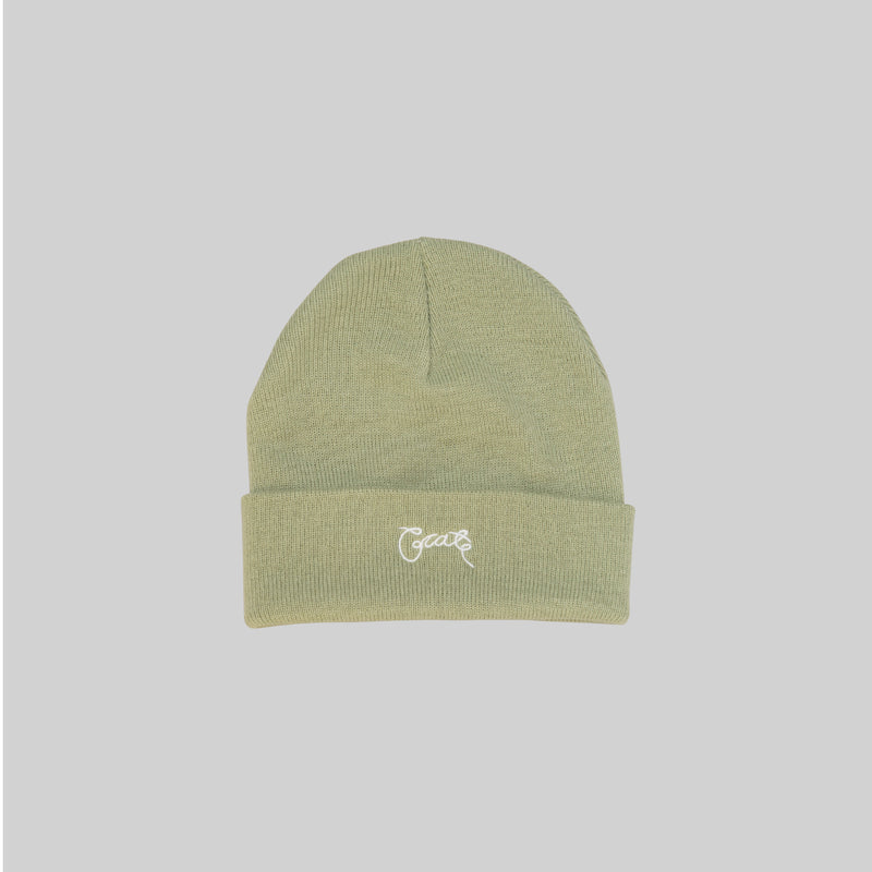 UNISEX Scripted Beanie Moss