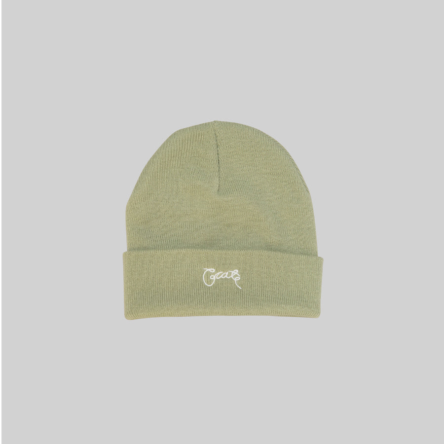 UNISEX Scripted Beanie Moss