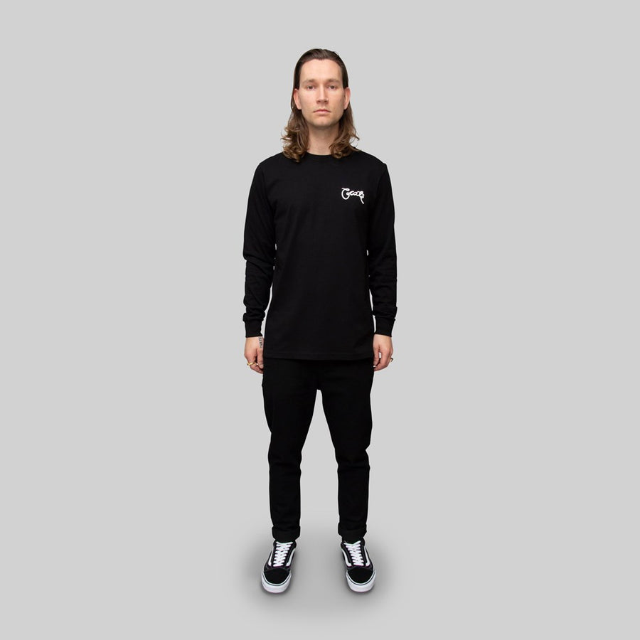 Men's Scripted Goldfish Long Sleeve T-Shirt