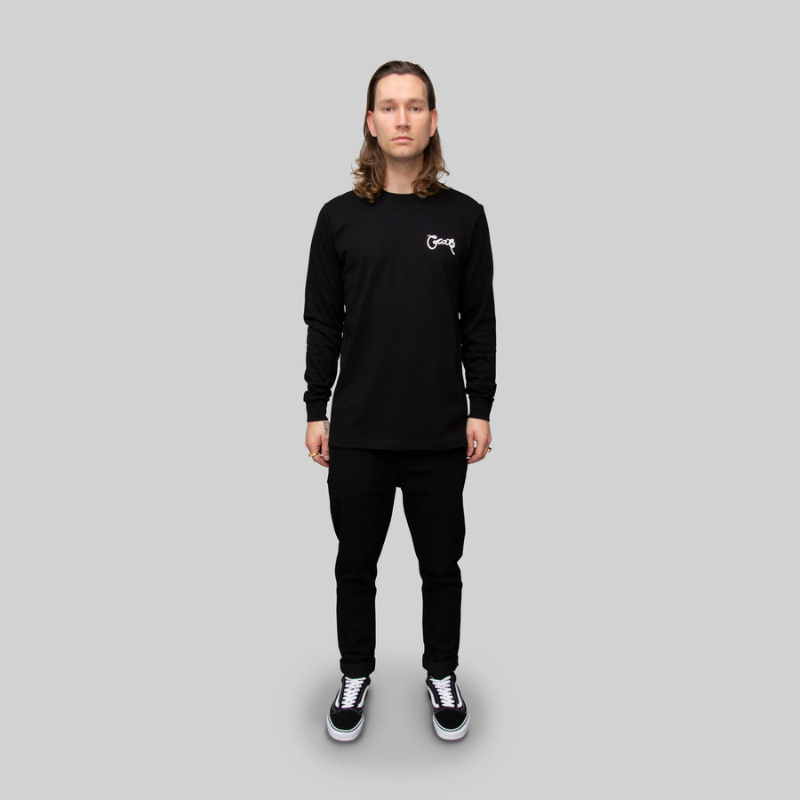 Mens Scripted Long Sleeve
