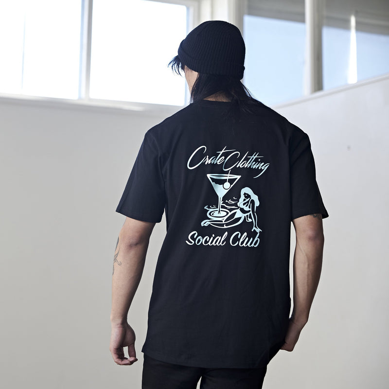 MENS CRATE SOCIAL CLUB T-SHIRT