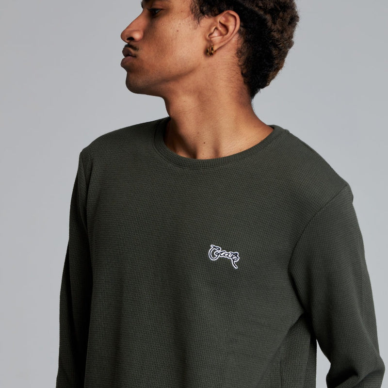 Men's Waffle Knit Crew