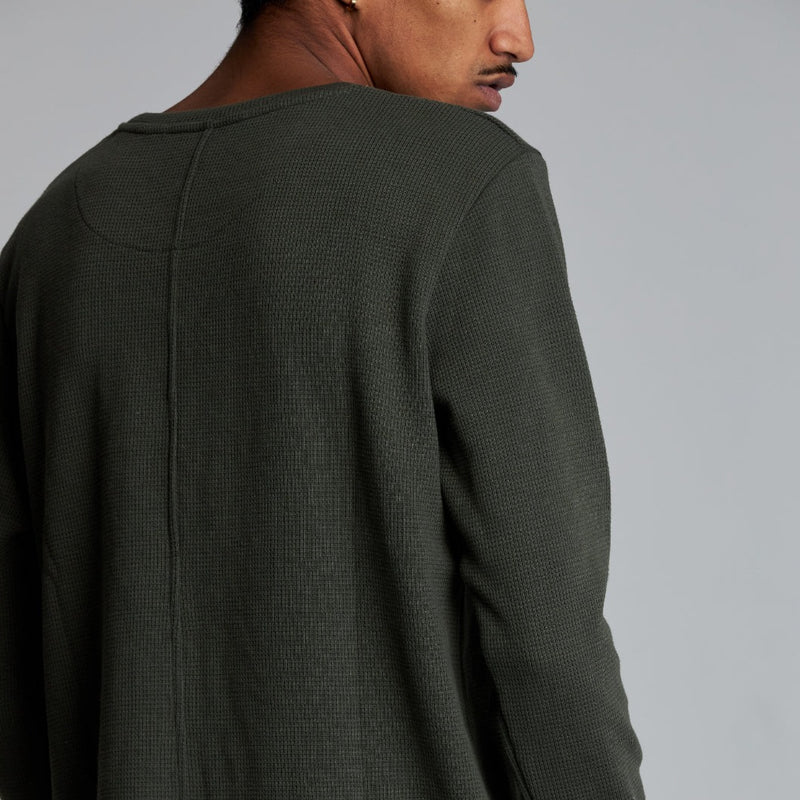 Men's Waffle Knit Crew