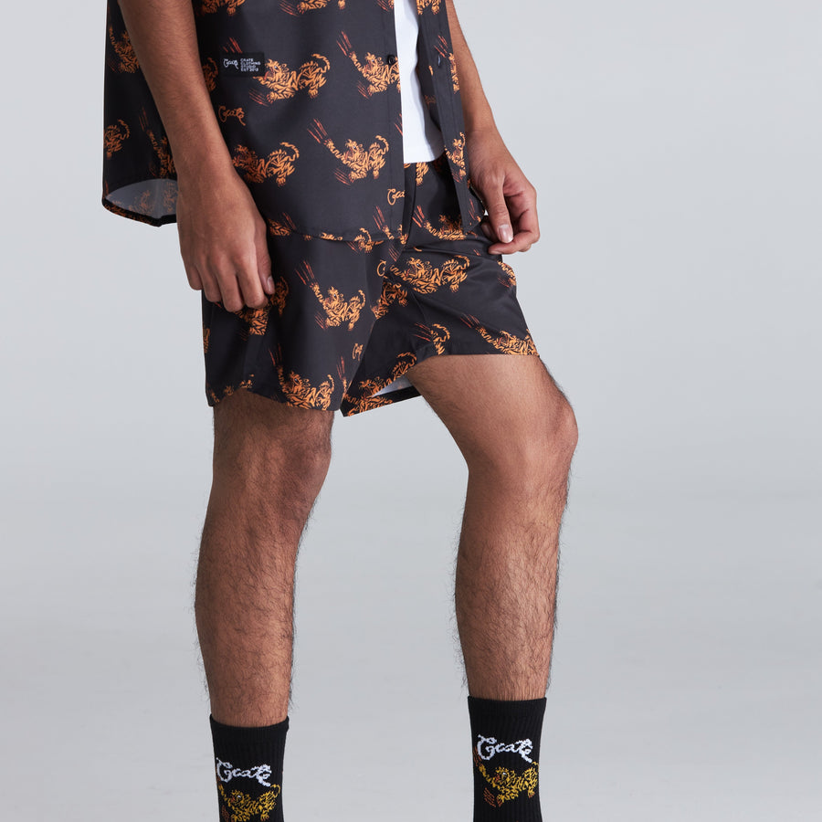 Men's Tiger All Over Swim Shorts