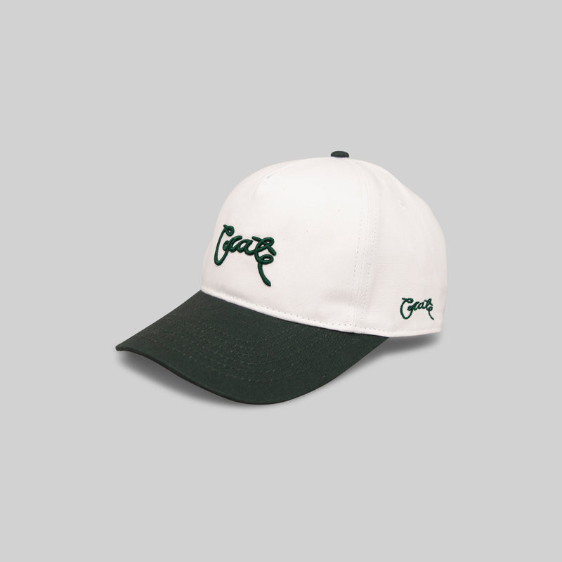 TWO TONED SCRIPTED SNAP BACK HAT